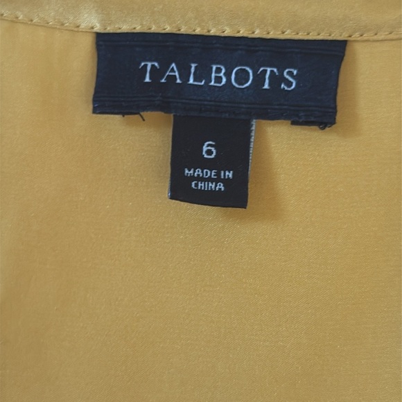 Talbots Women’s Silk Sleeveless Blouse Size 6 - Picture 3 of 8